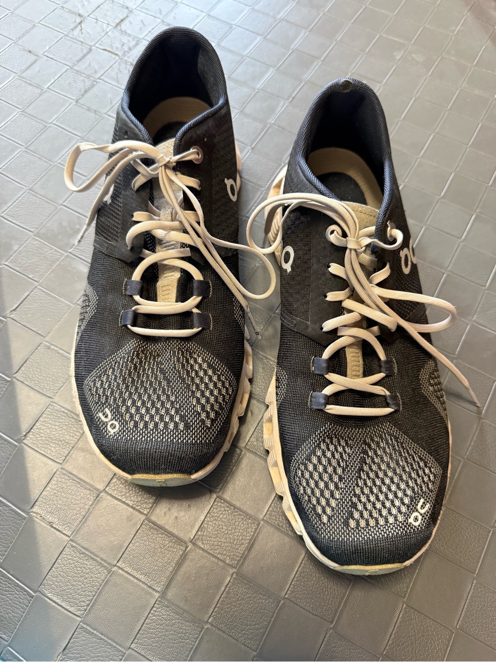 On Running denim blue Athletic Shoes with White Accents